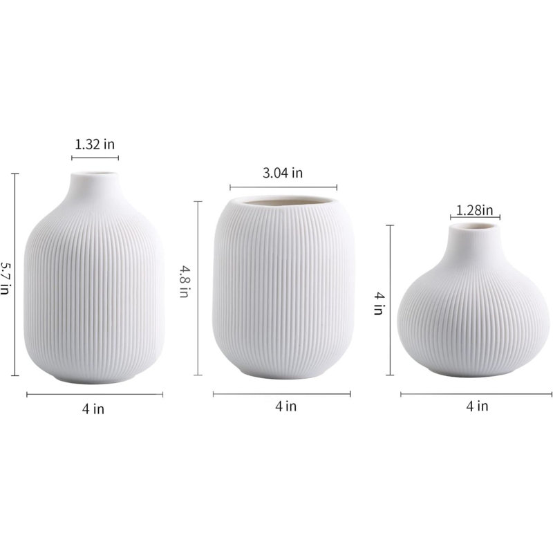 Vase de table Museville, Blanc