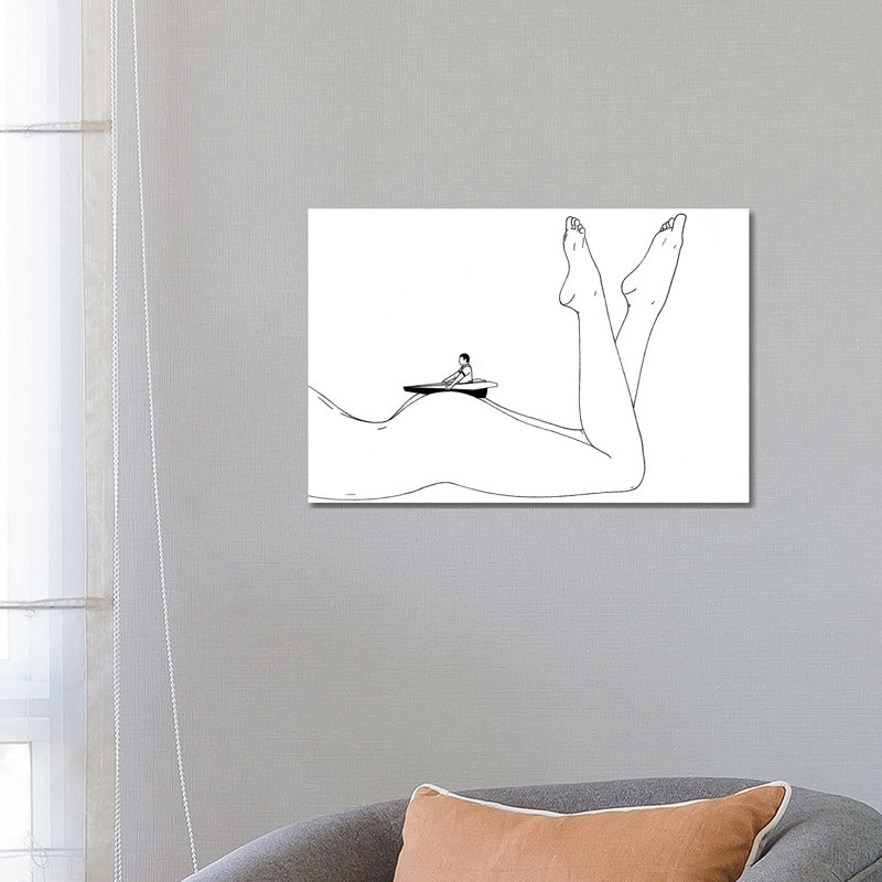 Airstrip by Filippo Spinelli - Print on Canvas, 66.04 cm H x 45.72 cm W x 1.91 cm D, Wrapped Canvas
