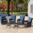 Imalai Wicker Patio Conversation Set with Cushions-2041874789
