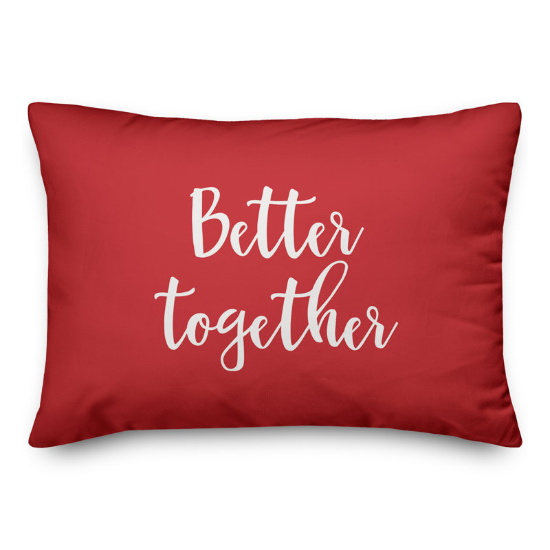  Coussin Better Together, Rouge