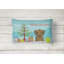  Coussin décoratif intérieur / extérieur Christmas Tree and Labrador-31813011