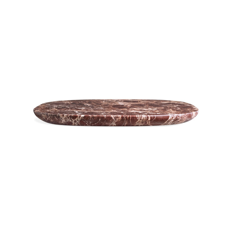 Delicious Marble Decorative Tray, 1" H x 16" W x 13" D, Cherry Marble