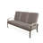 Askar 71.5'' Wide Powder Coated Aluminum Patio Sofa with Cushions-25943340-25943359