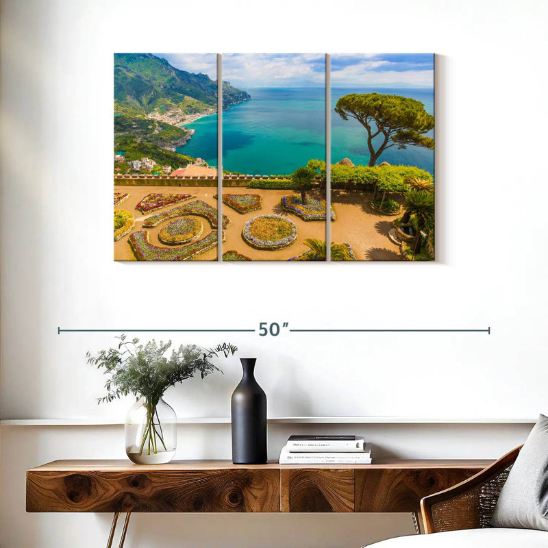 Gillard Perspectives Villa Rufolo, H 24 po x l 38 po