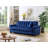 Full 82.7'' Wide Velvet Biscuit Back Convertible Sofa with Storage-1387275200-1387275211