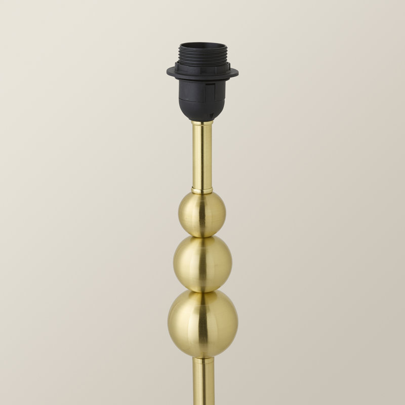 Randalia 129cm Traditional Floor Lamp, Brushed