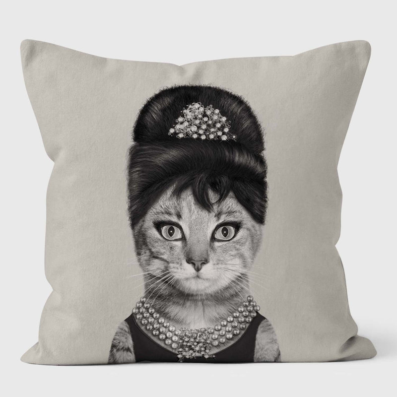 Breakfast Mono - Pets Rock Cushion
