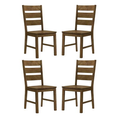 Adalia Rustic Solid Wood Dining Chair Set