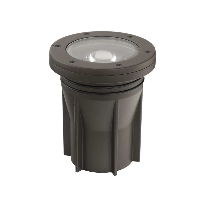 Grand luminaire encastré WAC 6 po à DEL 12 po, Bronze, 3000 K