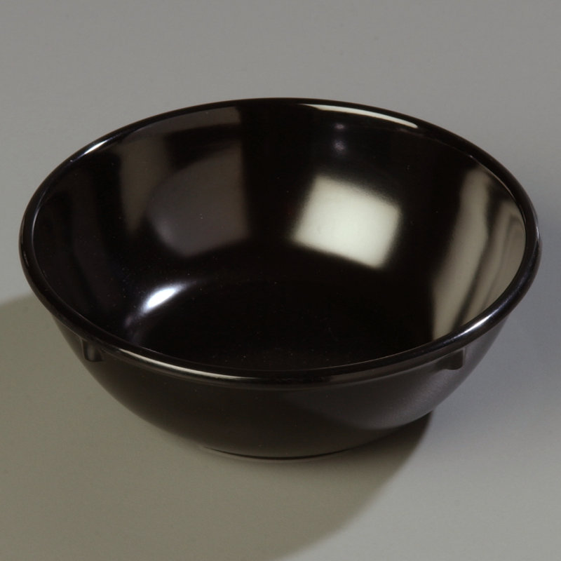 Dallas Ware® 14.8 oz. Melamine Nappie Bowl, Black