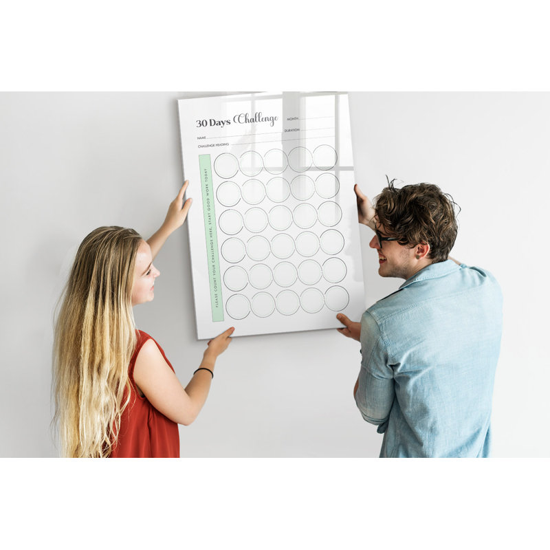 Magnetic Glass Photo Memo Board