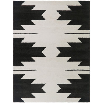 Tapis crème / noir Tolson