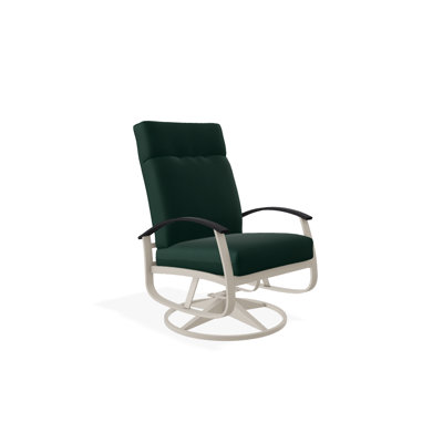 Chaise de patio pivotante avec coussins Askar