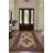 Guria Beige/Brown/Burgundy Oriental Vintage Look Machine Printed Cotton Chenille Area Rug-1914337816