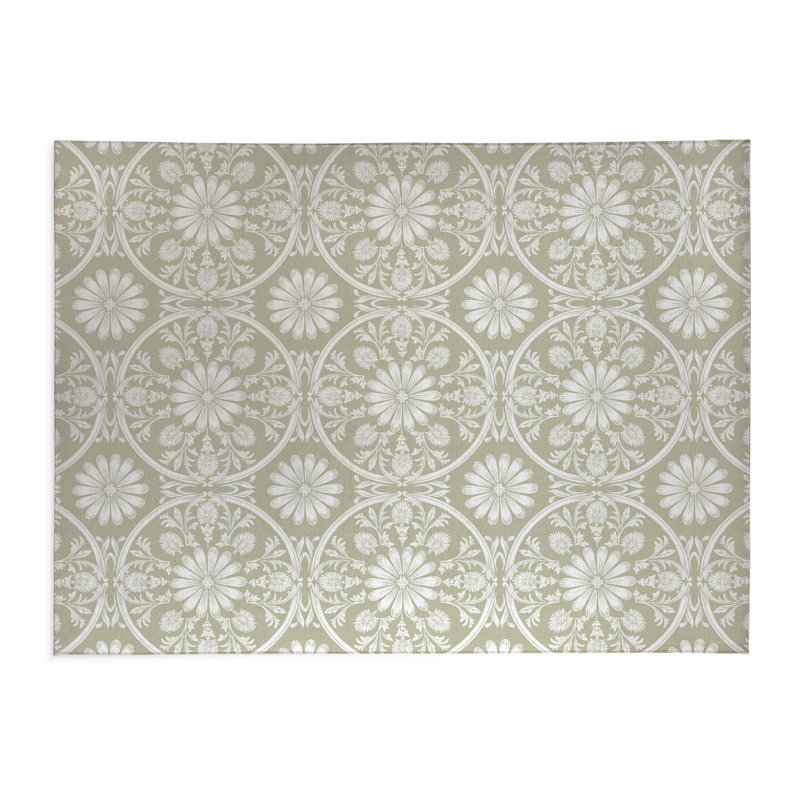 Tapis d'intérieur antidérapant Daisy, Rectangulaire 2 pi x 3 pi