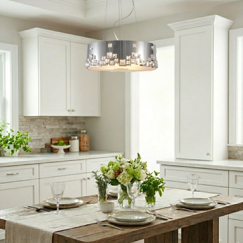 Lustree tambour 5 lumières Wesham