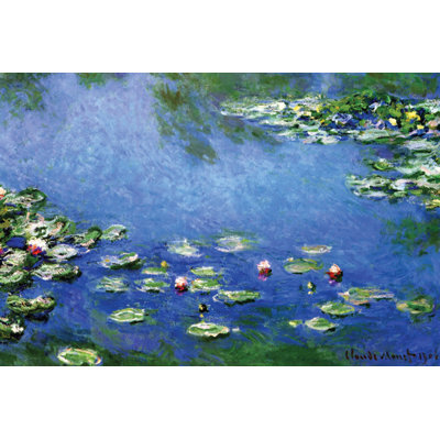 "Nymphéas" par Claude Monet - reproduction d'art sur toile tendue