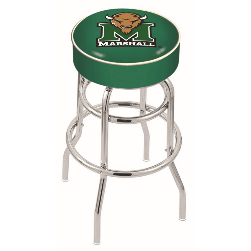 Tabouret de bar et de comptoir pivotant NCAA, Tabouret de bar (assise de 30 po de hauteur), Marshall