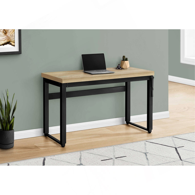Bureau d'ordinateur, bureau personnel, debout, réglable, L 48 po, travail, ordinateur portable, stratifié, contemporain, moderne