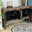 Console peinte et vieillie