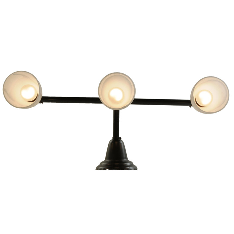 Schoolhouse & Early Electric 3 - Light Armed Sconce