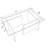 Lumina Abstract Rectangle Glass Coffee Table