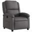 Fauteuil inclinable manuel Bryndle, dossier / repose-pieds réglable, cuir véritable-1162593122
