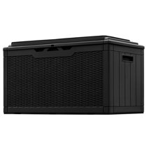 Devoko 150 Gallon Deck Box Resin Outdoor Storage Box