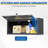 Heavy-Duty Wall Mounted Metal Garage Cabinet - 30" Metal Floating Storage Tool Organizer with Gas Strut Door, Lock & Key.-1802445909