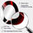 Red Black Infinite Ripples II - Abstract Oval Decorative Mirror On Metal-810643902