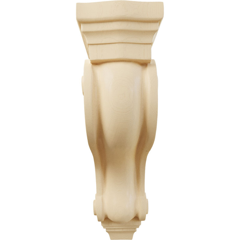 Corbeau traditionnel de Boston, Brun clair, H 13 po x l 3 7/8 po x P 8 po