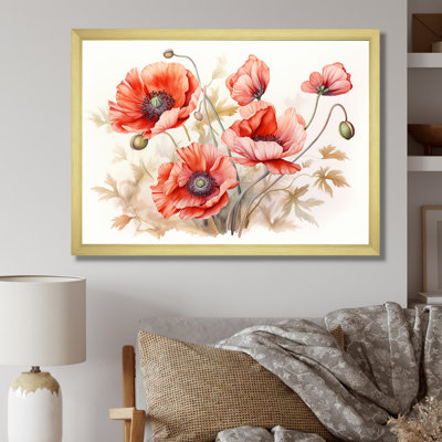 Charme des coquelicots dans Winter Delight I