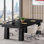 Wood Conference Table, Large Meeting Table