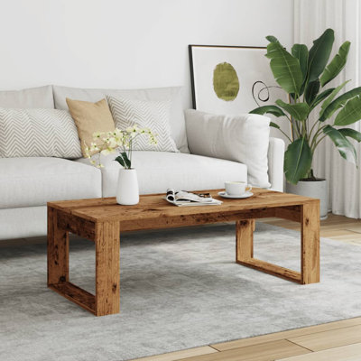 Coffee Table 102X50x35 Cm Engineered Wood