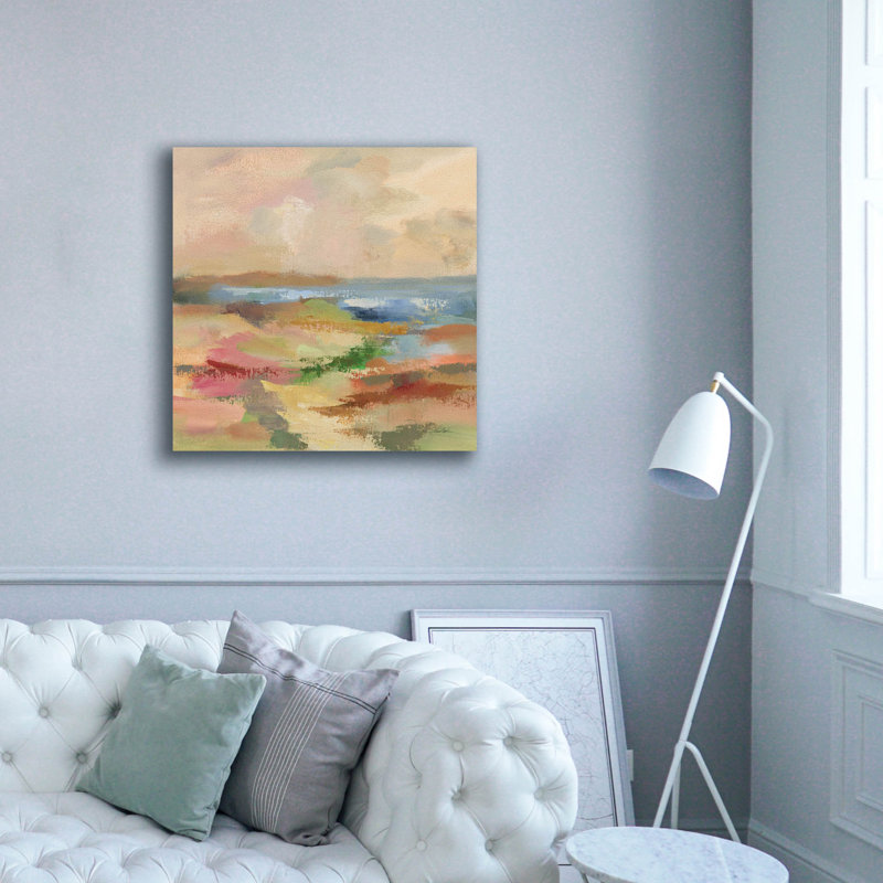  «Earth Day 1» par Silvia Vassileva, art mural sur toile, 37 po x 37 po