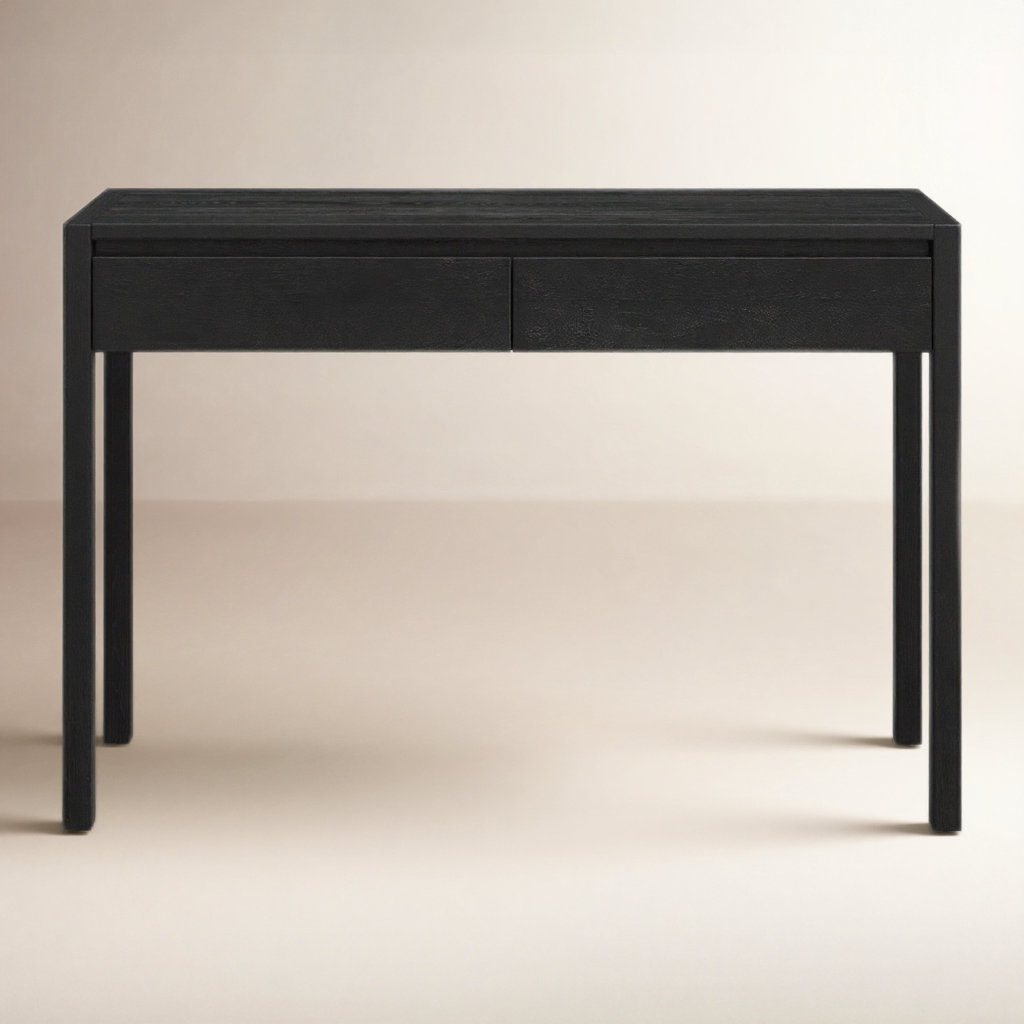 Stills 47'' Solid Wood Console Table, Black