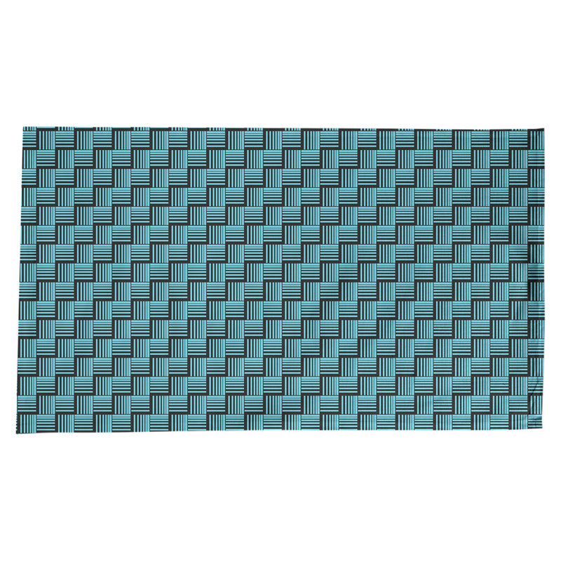 Rayures nattes classiques Nappe, sarcelle
