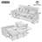 Tula Reversible Recliner Sofa with Pull-Out Bed & Adjustable Backrest-1610259310