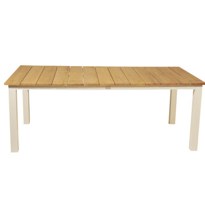 Anoki Rectangular Metal Outdoor Dining Table , 200cm cm W 100cm cm D