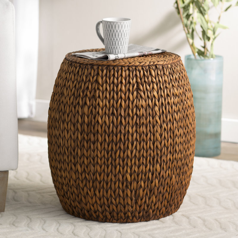 Northside End Table, Gold Patina