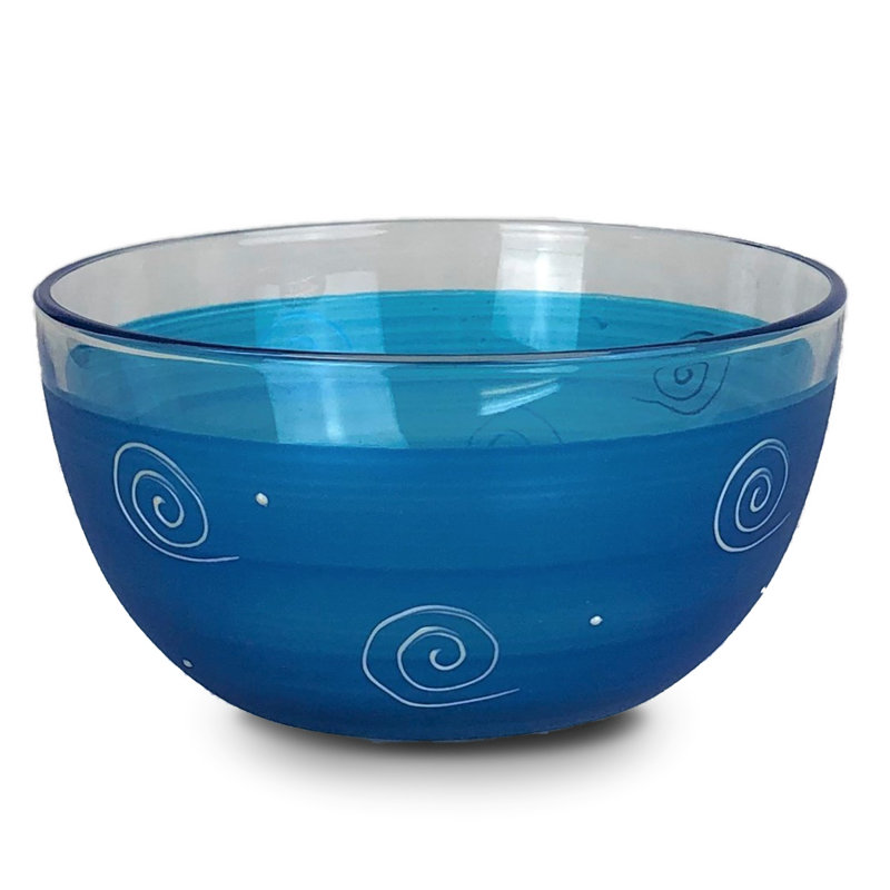 Bol péruvien Splendor Byrl 6 po, H 3 po x l 6 po, Turquoise