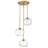 Halton 3-Light Dimmable Cluster Pendant-1869167537