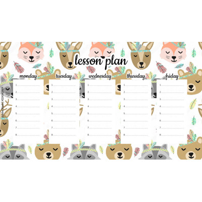 Magnetic Lesson Plan Tribal Animals