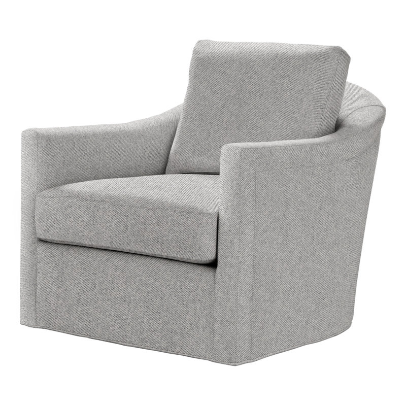 Fauteuil Catalina, Flanelle Perigold Aspen gris clair, Dune
