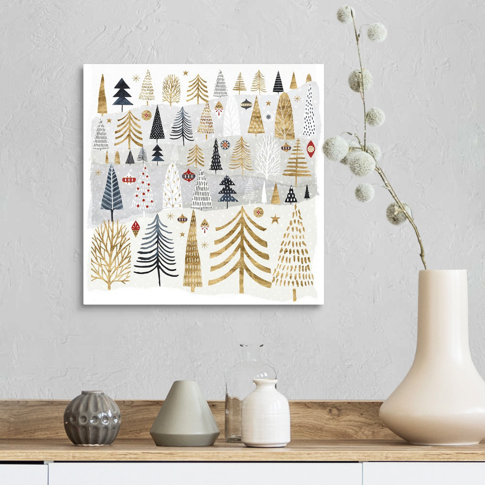 " Christmas Chalet III " by Victoria Borges Painting Print The Holiday Aisle® 