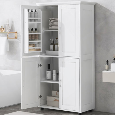 Tall Bathroom Storage Cabinet With Doors