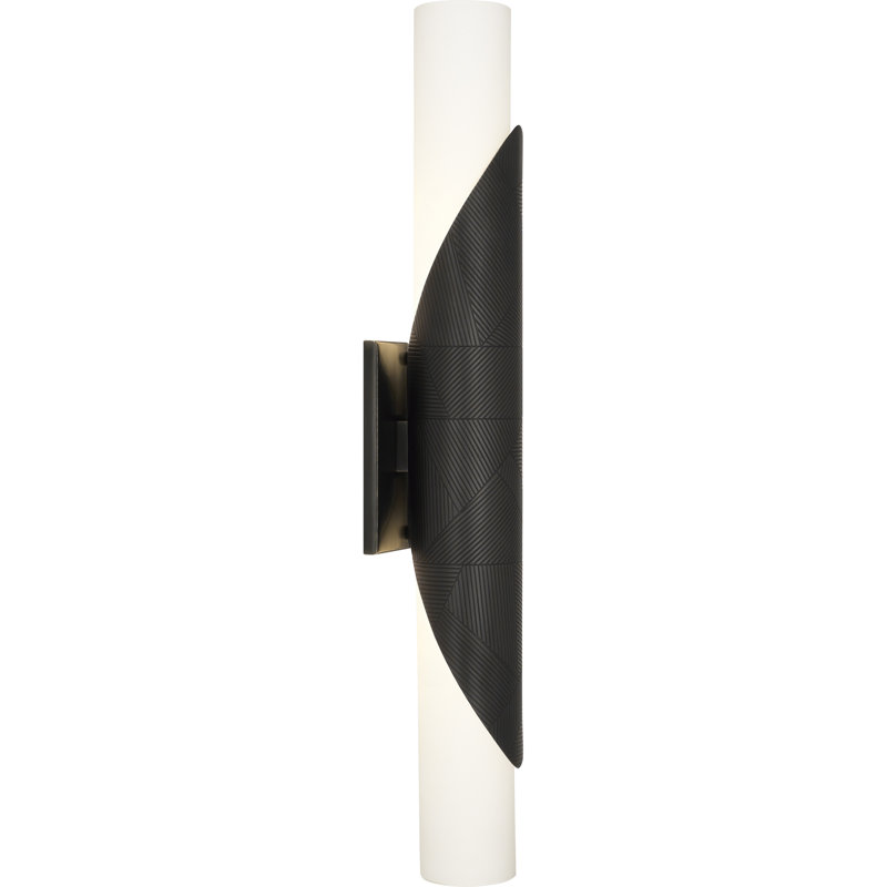 Brut 2 - Light Flush Mounted Sconce, Deep Patina Bronze