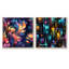 Cornisha - Ensemble de 2 collages carrés abstraits-101860466-101860468