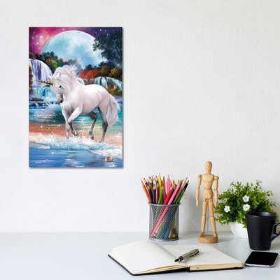 Unicorn by P.D. Moreno - Wrapped Canvas Painting
