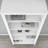 Tall 5 Shelf Bookcase in White-1810990777